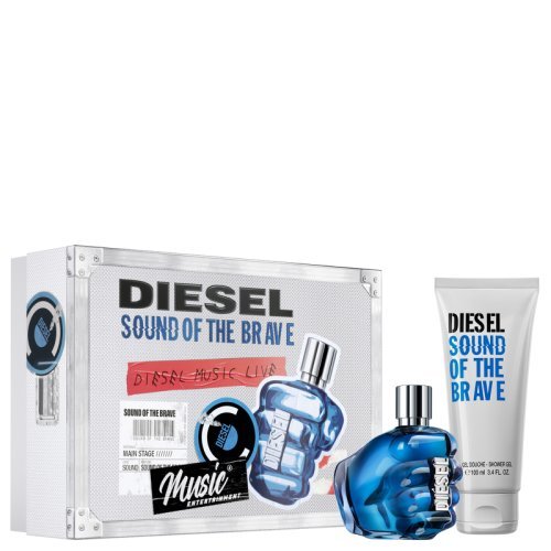 Diesel Sound Of The Brave Eau de Toilette Spray 50ml Gift Set