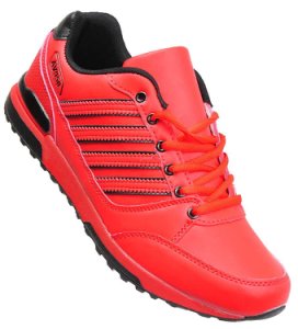 Pantofelek24.pl | Czerwone męskie buty sportowe