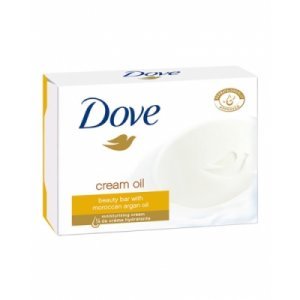 Dove Dove Pastilla Argan Cream Oil Duplo, 100 gr