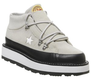 Converse One Star Fleece Lined Boot PAPYRUS BLACK WHITE,Schwarz