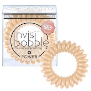 invisibobble Power Strong Hold Hair Ties - Nude (Pack of 3)