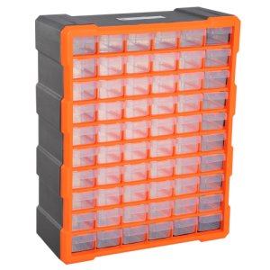 Cassettiera Box per Accessori Minuteria Arancione 38x16x47.5 cm Fumeo