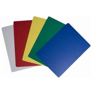Confezione 10 Cutcard Taglia Carte Colorate 63X88Mm Cut Card