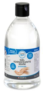 Gel Disinfettante Igienizzante per Mani 500 ml Kemipol KemiClean
