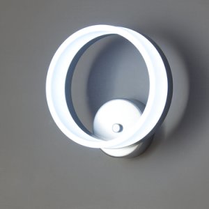 Lampada Applique da Parete 1 Anello LED 20x21cm Zaghi Circle