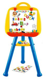 Lavagna Magnetica per Bambini con Numeri Lettere Simboli Kids Joy Scrivi e Impara