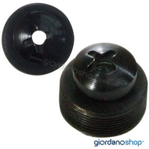 Giordanoshop.com - Lente obiettivo spia a vite per microcamera telecamera camera colore nera