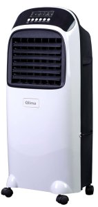 Raffrescatore Ventilatore con Ghiaccio 130W Qlima LK2100 Bianco e Nero