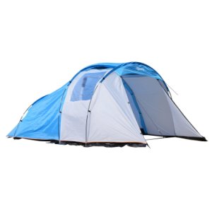 Tenda da Campeggio Impermeabile per 4 Persone 375x240x150 cm Miozzi