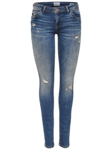 ONLY Onlsintia Low Skinny Fit Jeans Damen Blau