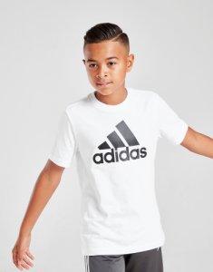 adidas Badge Of Sport T-Shirt Junior, Bianco