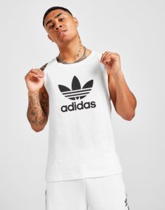 Adidas Originals Trefoil Canotta, Bianco