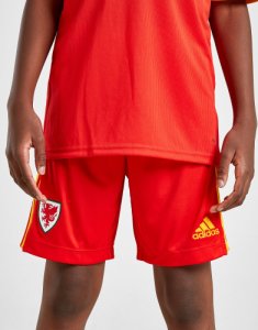 Adidas Wales 2020 Home Shorts Junior, Rosso