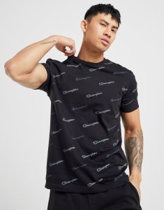 Champion All Over Print T-Shirt - Only at JD, Nero
