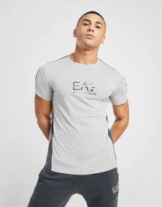 Emporio Armani EA7 Grain Tape T-Shirt - Only at JD, Grigio