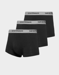 Emporio Armani Loungewear 3 Pack Boxer, Nero