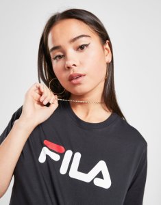 Fila Core Logo Crop T-Shirt - Only at JD, Nero
