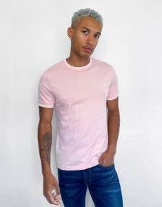 Fred Perry Twin Tipped T-Shirt, Rosa