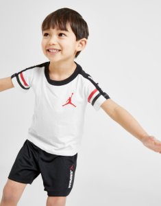Jordan Jumpman Elevate T-Shirt/Shorts Set Bebè, Bianco
