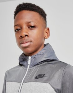 Nike Hybrid Full Zip Fleece Hoodie Junior - Only at JD, Grigio
