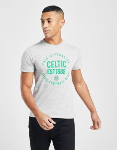Official Team Celtic Paradise T-Shirt, Grigio