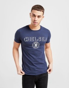 Official Team Chelsea FC Badge T-Shirt, Celeste