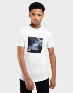 Rascal Colour Pop Camo T-Shirt Junior, Bianco