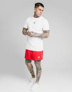 SikSilk Piping Costume da bagno - Only at JD, Rosso