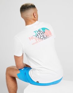 The North Face Back Infil Mountain T-Shirt - Only at JD, Bianco