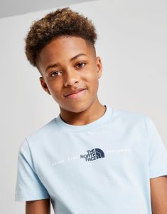 The North Face Central Logo T-Shirt Junior - Only at JD, Celeste