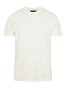 J.LINDEBERG Coma Linen T-shirt Mænd White