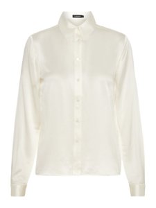 J.LINDEBERG Mallory Silk Shirt Kvinder White
