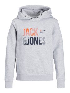 Jack & Jones logo foran drenge sweatshirt mænd white