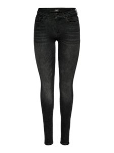ONLY Onlshape Deluxe Skinny Fit Jeans Kvinder Sort