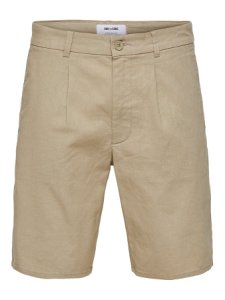 Only & Sons linened shorts mænd grå