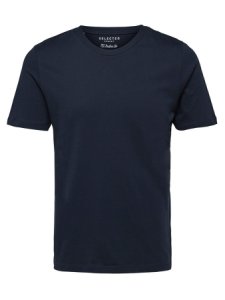 SELECTED Slhtheperfect O-neck  - T-shirt Mænd Blå
