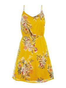 VERO MODA sommer kjole uden Ærmer kvinder gul