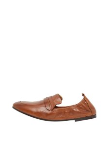 BIANCO Leather Loafer Women brown