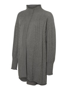 MAMA.LICIOUS Maille Poncho Grossesse Women grey