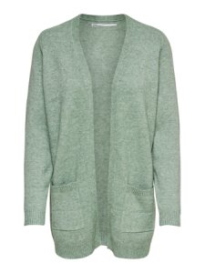 ONLY Open Knitted Cardigan Women green