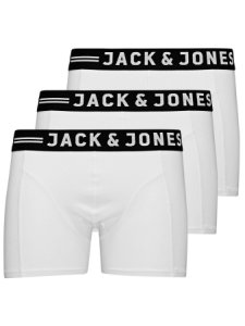 JACK & JONES 3-pack Boxer Shorts Man White