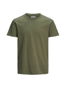 JACK & JONES Enfärgad T-shirt Man Grön
