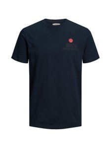JACK & JONES Tryckt T-shirt Man Blå