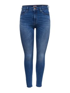 ONLY Onlpaola High Waist Skinny Fit-jeans Kvinna Blå