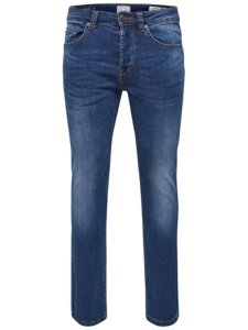 ONLY & SONS Onsweft Mellanblå Regular Fit-jeans Man Blå