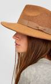 Cappello fedora in lana Beige