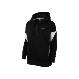 Nike - Felpa full zip con cappuccio color block