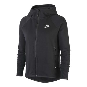 Nike - Felpa full zip con cappuccio tech fleece cape donna