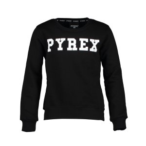 Pyrex - Felpa girocollo logo basic bambina
