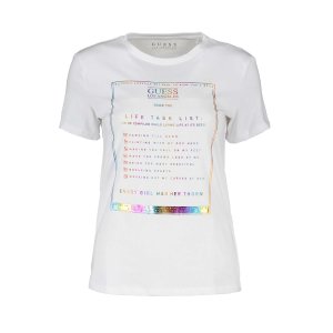 Guess - T-shirt rainbow donna